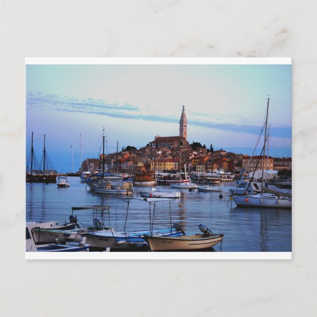 Rovinj Harbour, Kroatien Postkarte (Vorderseite)