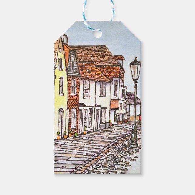 Row Of Houses Geschenkanhänger (Vorderseite)