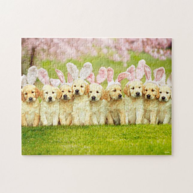 Row of Puppy Bunnies (Horizontal)