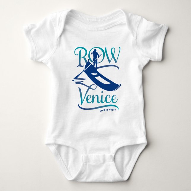 Row Venedig Baby Strampler (Vorderseite)