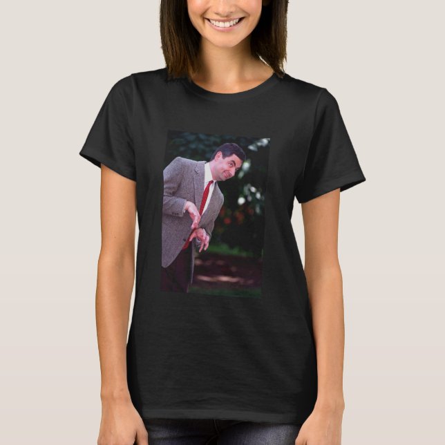 Rowan Atkinson Mr Bean Blackadder Schauspieler & K T-Shirt (Vorderseite)