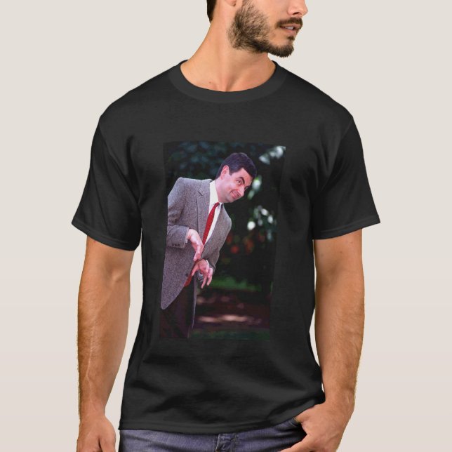 Rowan Atkinson Mr Bean Blackadder Schauspieler & K T-Shirt (Vorderseite)