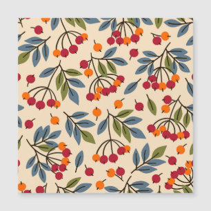 Rowan Branches: Textile Vintag Charm Magnetkarte