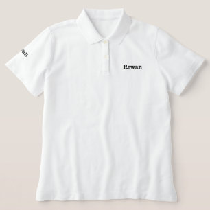 Rowan Mens Name bestickt, Polo-Shirt