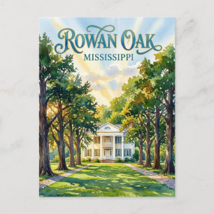 Rowan Oak USA is already in English and partially  Postkarte