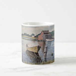 Rowboat auf der See-Tasse Kaffeetasse