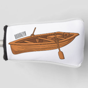 Rowboat-Cartoon-Abbildung Golf Headcover