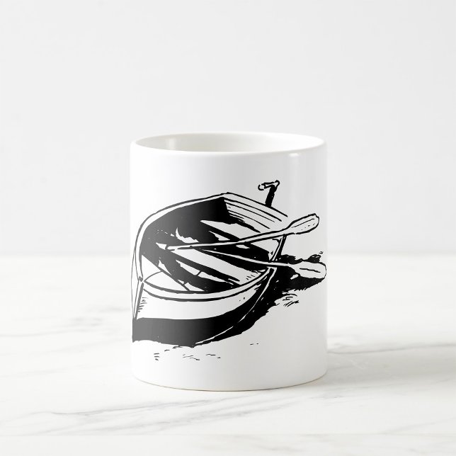 Rowboat Sketch Kaffeetasse (Von Creator hochgeladen)