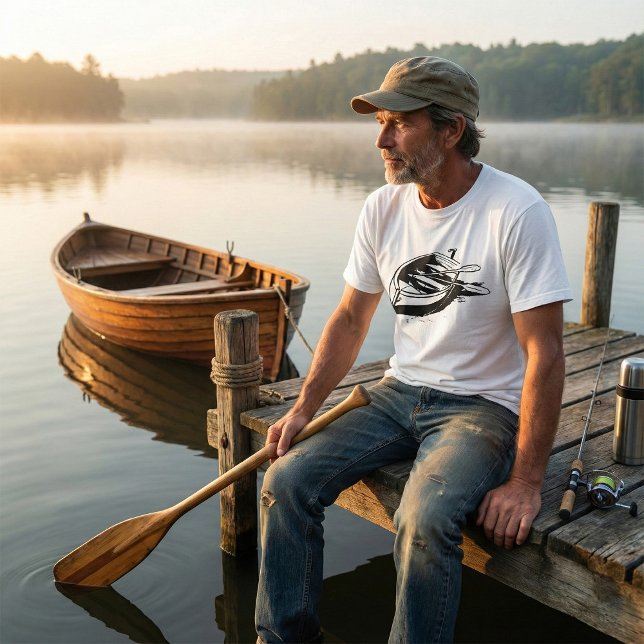 Rowboat Sketch T-Shirt (Von Creator hochgeladen)