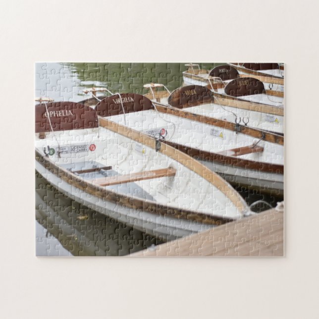 Rowboats auf dem Fluss Stratford Upon Avon Boats (Horizontal)