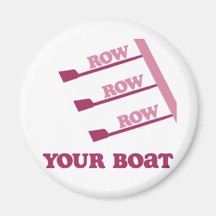 RowChick Row Row Row Ihr Boot Magnet