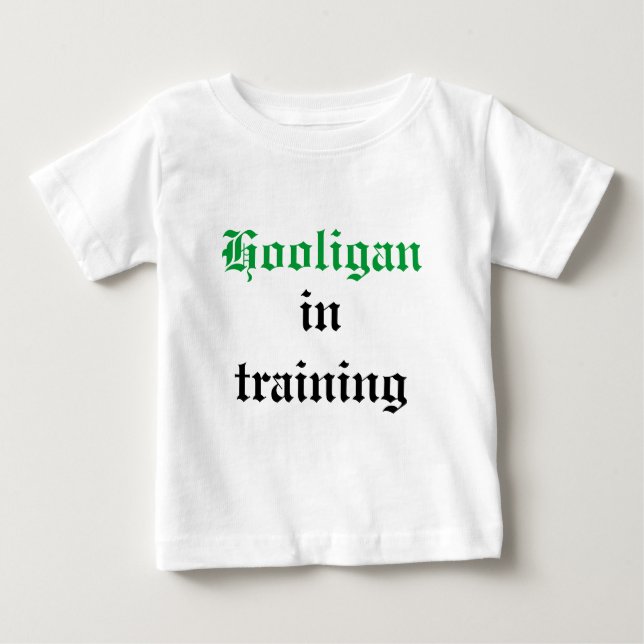 Rowdy, im Training Baby T-shirt (Vorderseite)