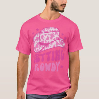 Rowdy Retro Space Cowgirl Hat Pink bekommen T-Shirt