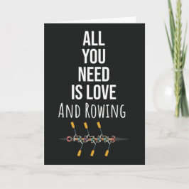 Rower Cards Ruderboot Crew Sport Karte