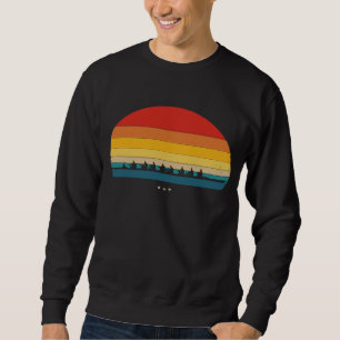 Rower Retro Style Sweatshirt
