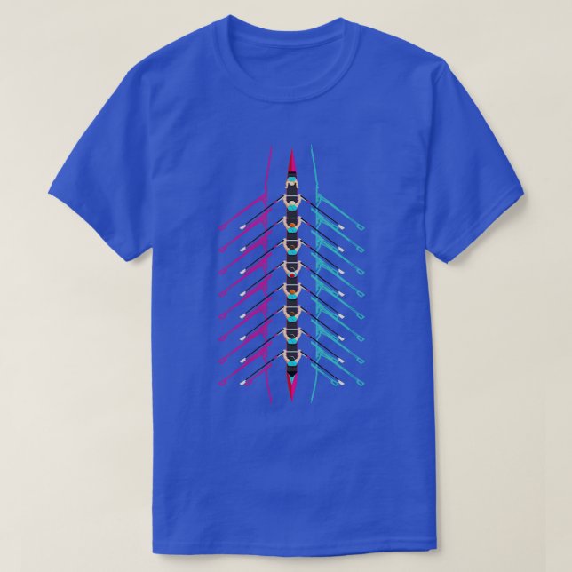 Rower Rowing Sport T-Shirt (Design vorne)