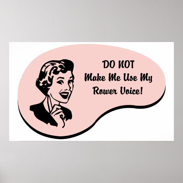 Rower Voice Poster (Vorne)