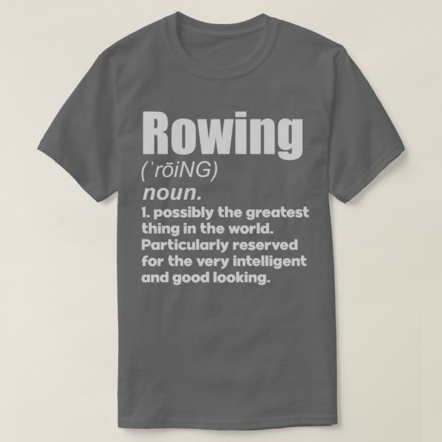 Rowing coach girl player gift T-Shirt (Design vorne)