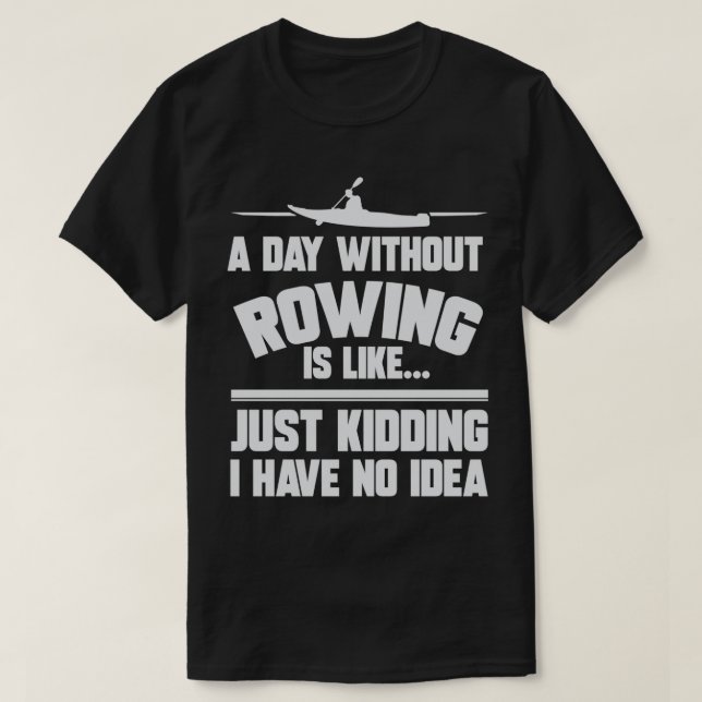 Rowing Kayak 3 T-Shirt (Design vorne)