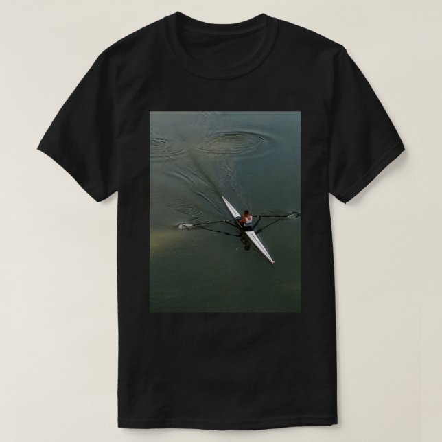 Rowing Kayaking am Fluss T-Shirt (Design vorne)