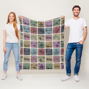 Rowing Lover Blanket Geschenk Cosy Theme für Rower Fleecedecke