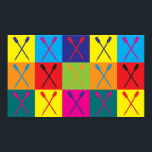 Rowing Pop Art Poster<br><div class="desc">Rowing Pop Art. Wenn Rowing Ihr Hobby, Beruf oder Besessenheit ist, zeigen Sie es mit großartigen Rowing-T - Shirt, Tasse, Aufklebern und mehr. Sie sind auch tolle Geschenke für andere Rowing-Fans!</div>