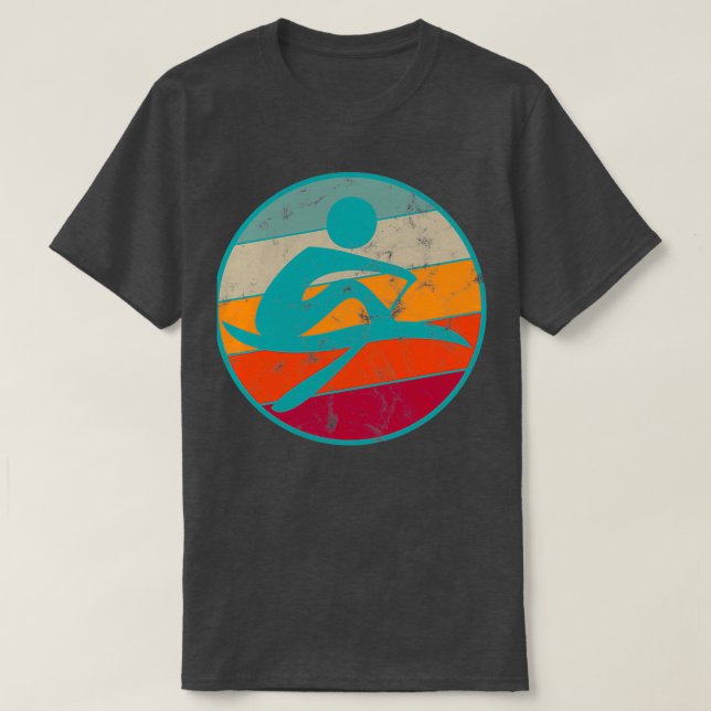 Rowing Row Retro 2 T-Shirt (Design vorne)