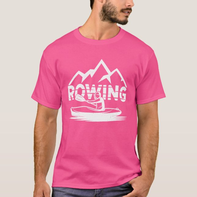 Rowing Sports Rower Crew Row funny friend T-Shirt (Vorderseite)