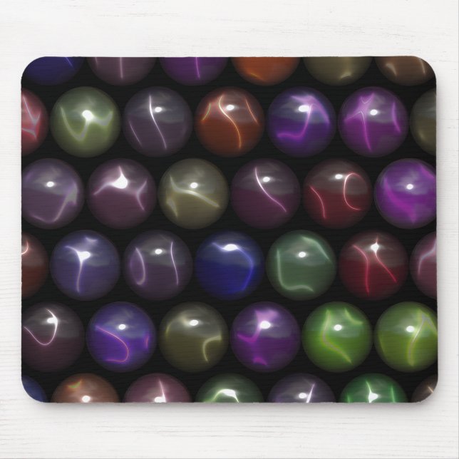 Rows Of Catseye Marbles Mousepad (Vorne)