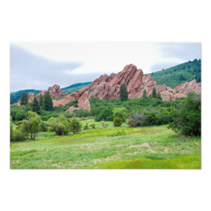 Roxborough Meadows Mountains and Spions Fotodruck