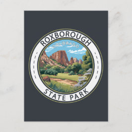 Roxborough Staat Park Colorado Abzeichen Postkarte