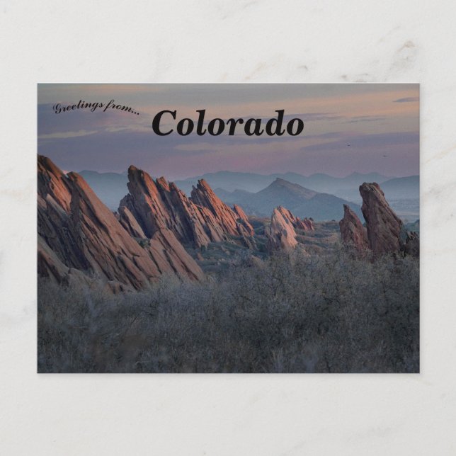 Roxborough Staat Park Littletto Colorado Postkarte (Vorderseite)