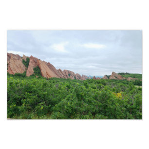 Roxborough Valley-Wald- und Felsformationen Fotodruck