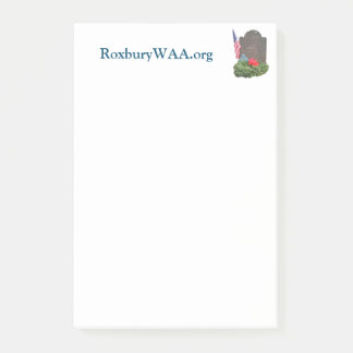 RoxburyWAA Post-it Klebezettel