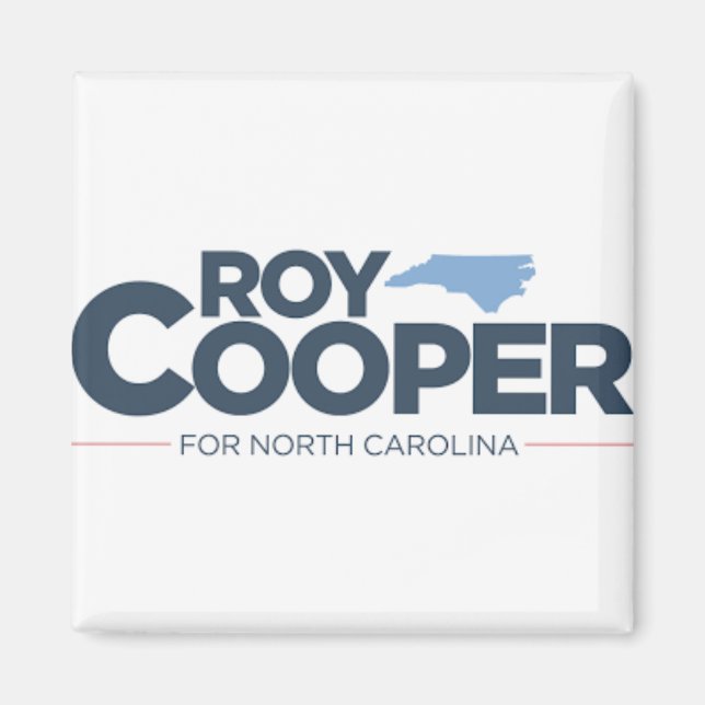 Roy Cooper für Gouverneur von North Carolina Magnet (Vorne)