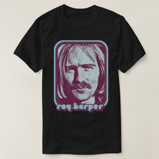Roy Harper Retro Style Fan Art Design T-Shirt (Design vorne)