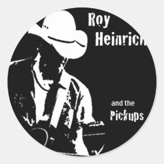 Roy Heinrich und die Pickiups Runder Aufkleber