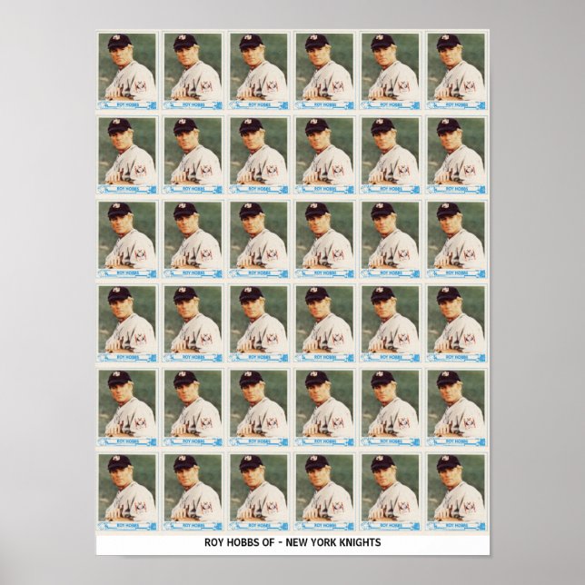 Roy Hobbs Uncut Cards Poster (Vorne)