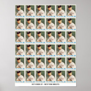 Roy Hobbs Uncut Karten Poster