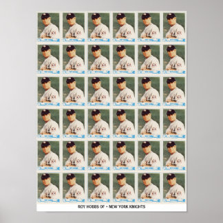 Roy Hobbs Uncut Karten Poster