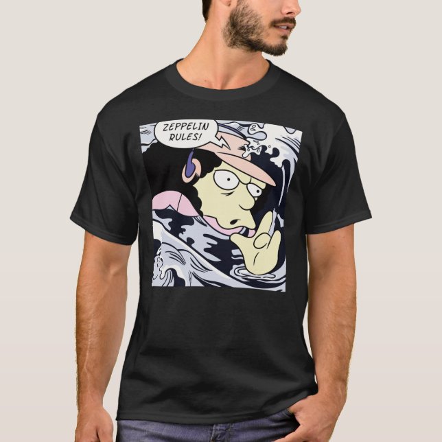 Roy Lichtenstein - Zeppelin Rules Classic T-Shirt (Devant)