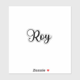 Roy Name - Handgeschriebene Kalligrafie Aufkleber