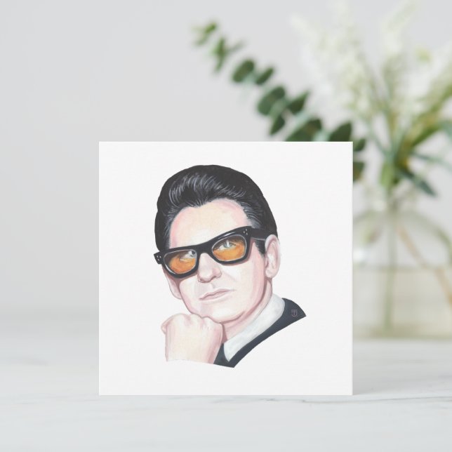 Roy Orbison Feiertagskarte (Stehend Vorderseite)