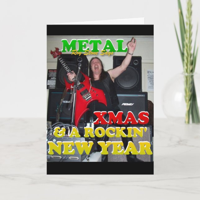 ROY STONE XMAS CARD FEIERTAGSKARTE (Vorderseite)
