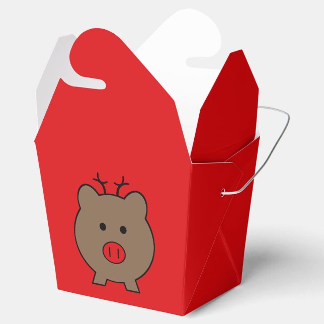 Roy the Christmas Pig Geschenkschachtel (Geöffnet)