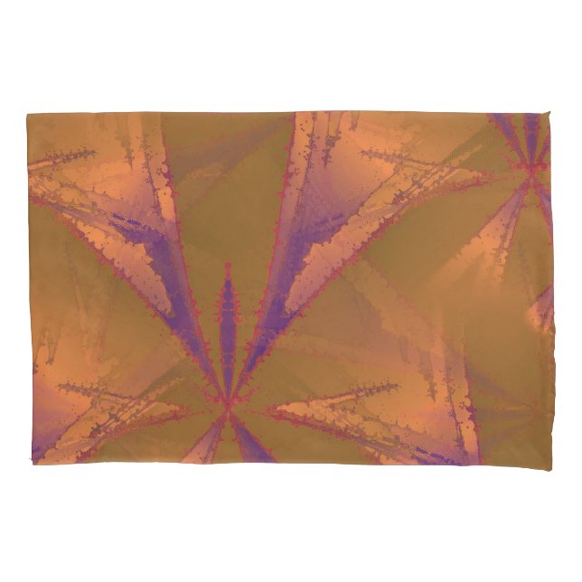 Royal Abstrakt Art Stars Pillowcase Kissenbezug (Vorderseite)