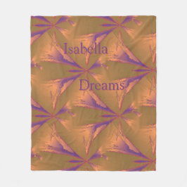 Royal Abstrakt Star Personalisiert Fleece Blanket