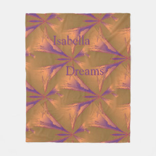 Royal Abstrakt Star Personalisiert Fleece Blanket