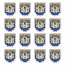 Royal African Prince Blue & Gold Mini Sanitizer