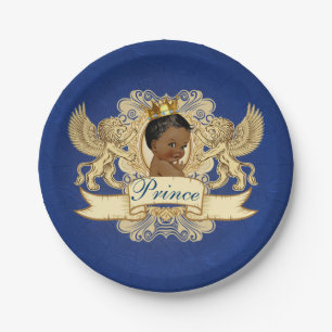 Royal African Prince Elegant Pappteller